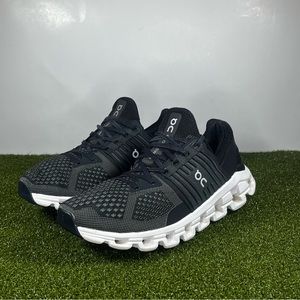 On Cloudswift Running Shoes Black/Rock Women's Size 8.5